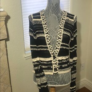 ⭐️ Free People Cardigan Black White